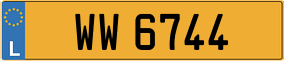 Truck License Plate